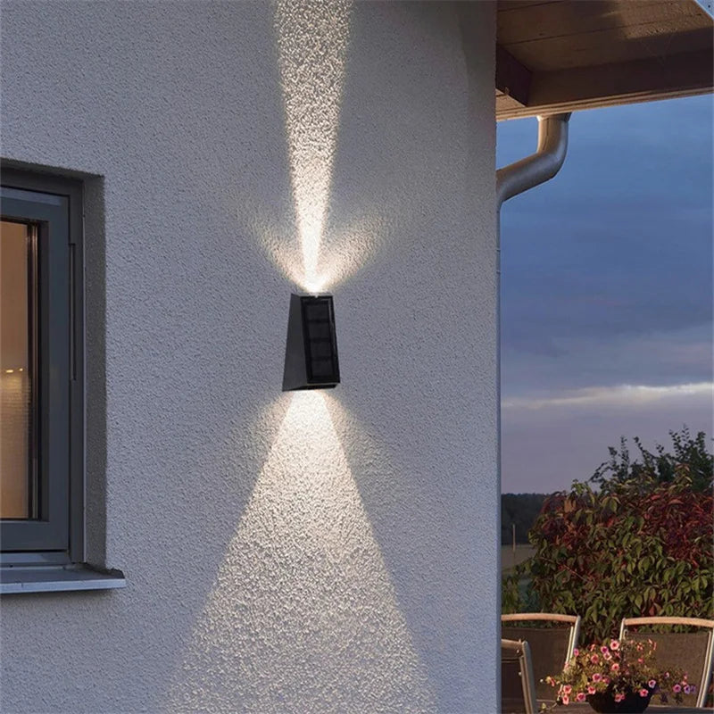 IWP Solar Wall Lights Outdoor – LED Waterproof Fence and Stair Lighting