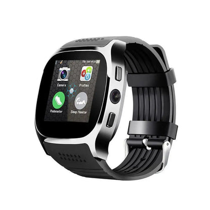 Smart Watch T8 Bluetooth With Camera Support SIM TF Card Pedometer Men Women Call Sport Smartwatch For Android Phone PK Q18 DZ09