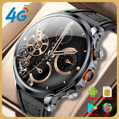 1.95-inch 3D Smart Watch 4G Network SIM Card Google Play Download APP Camera GPS WIFI NFC Call Android Men Women Smartwatch