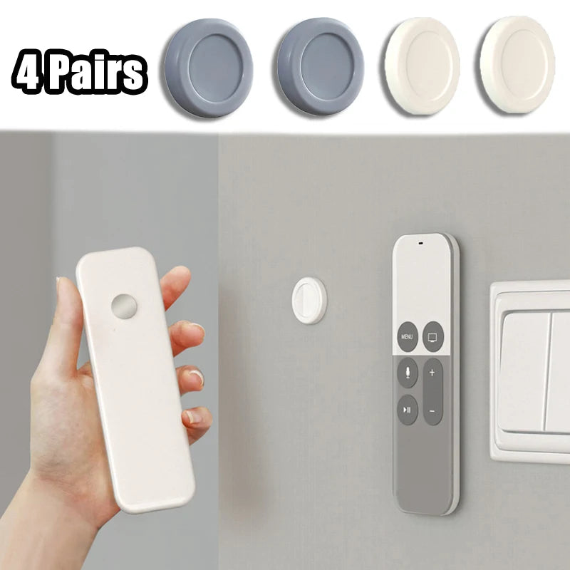 2/4Pcs Round Magnetic Hooks Wall Mount Strong Magnet Holder for Fridge Sticker Remote Control Storage Holder Home Organizer Hook