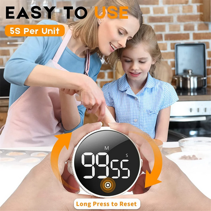 Kitchen , LED Digital , Manual Countdown , Alarm Clock, Magnetic Rotating Electronic