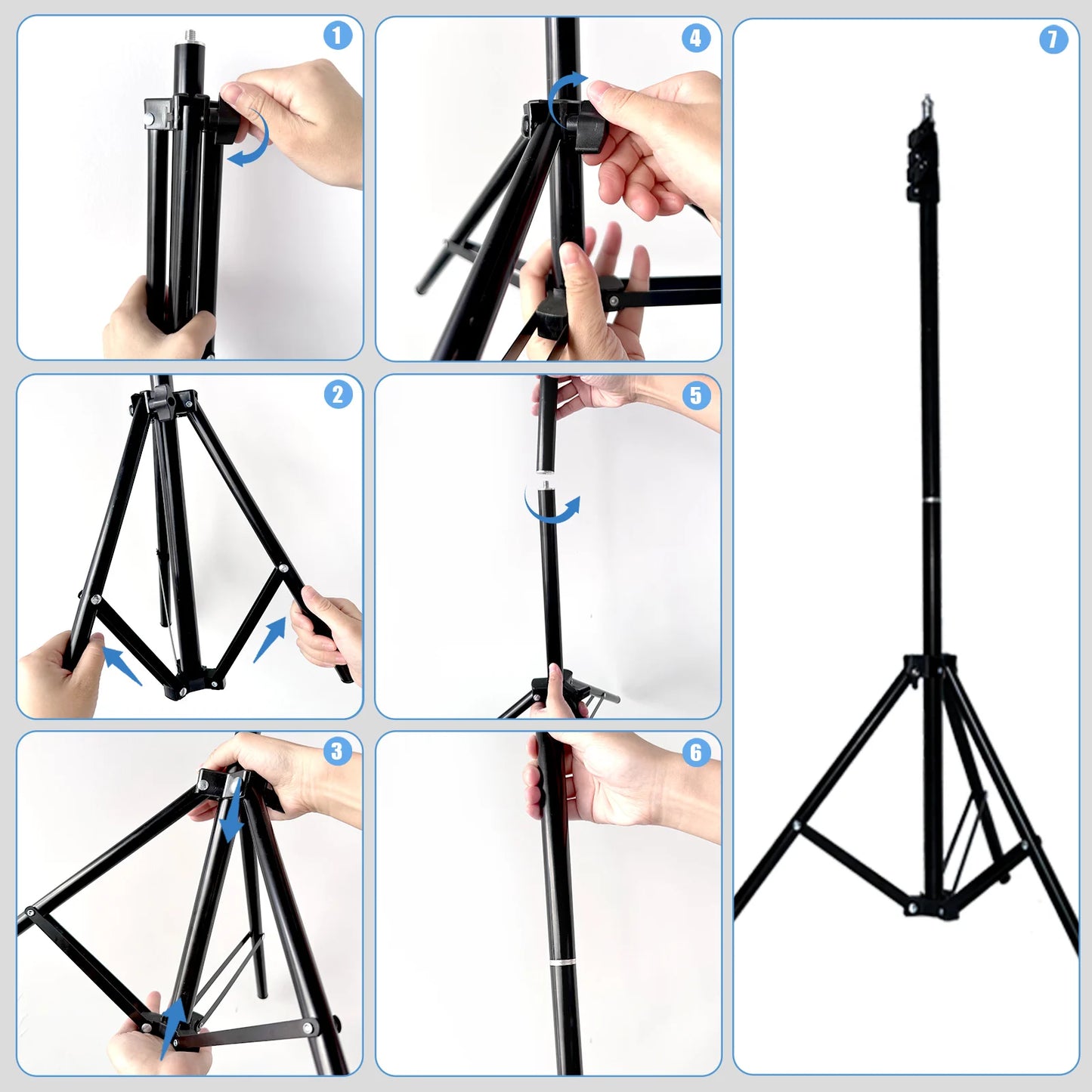 10" 26cm LED Selfie Ring Light Photography Video Light RingLight Phone Stand Tripod Fill Light Dimmable Lamp Trepied Streaming