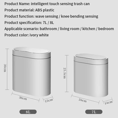 7/8L Smart Touchless Trash Can –  Sensor with IPX5 Waterproof Design