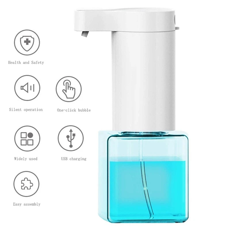 Infrared Induction Touchless Soap Container Silent USB Charging Suitable For Kitchen And Bathroom Housewares,Dispenser