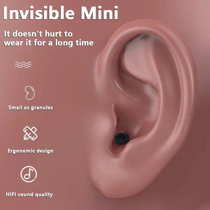 Wireless Bluetooth Headset Mini Ultra Small Sleep New Invisible High Sound Quality Noise Reduction To Work And Class Can Not See