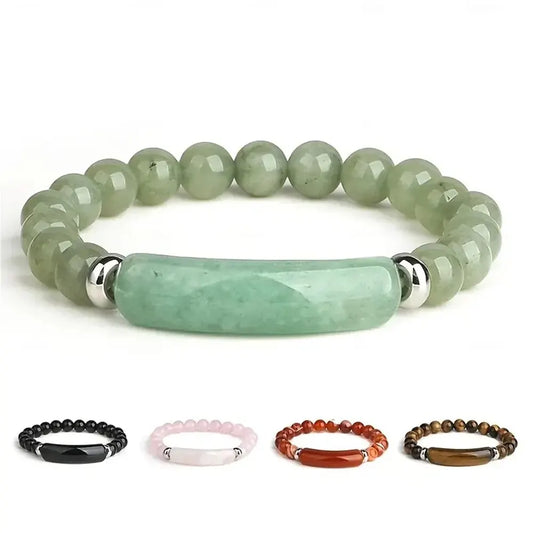 Natural Gemstone Crystal Rough Bracelet