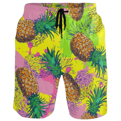 3D Print Animal Duck Beach Shorts - Men & Kids