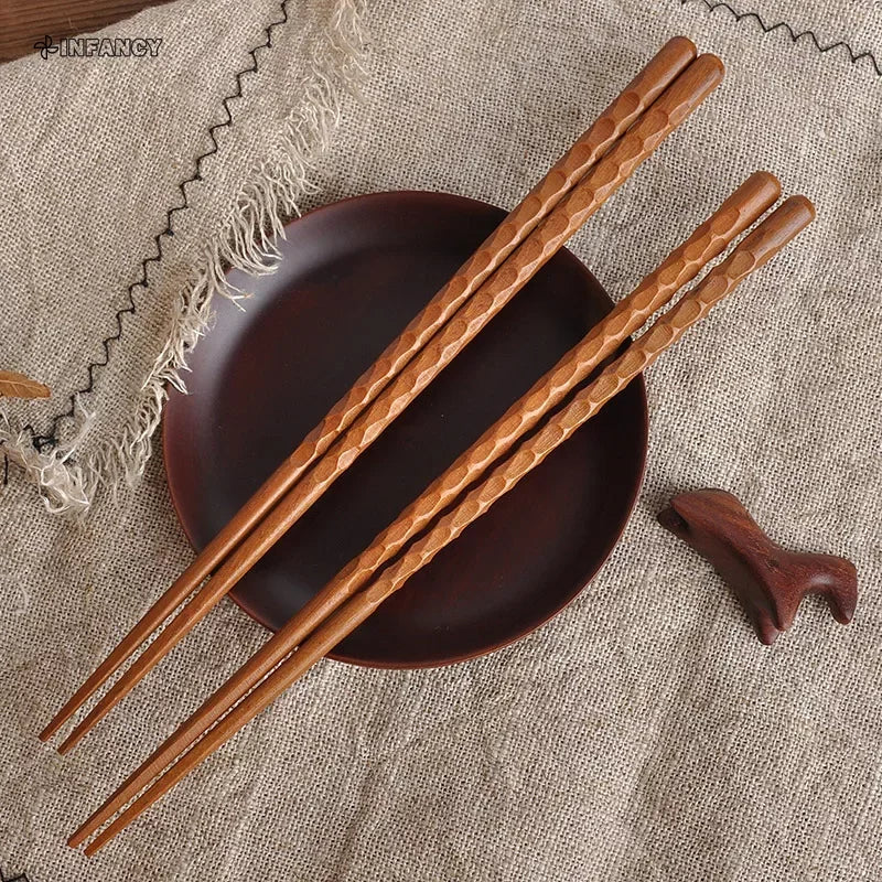 HARKO Wooden Chopsticks - Eco-Friendly and Durable