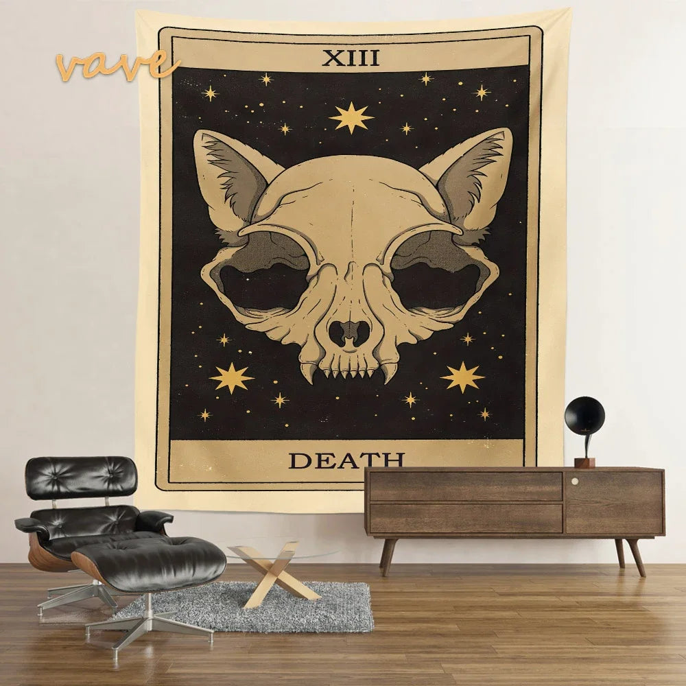 Cat Tarot Card Tapestry