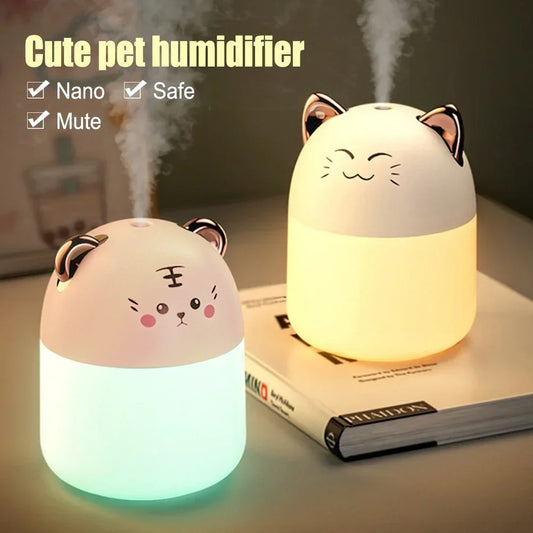 Desktop Humidifier With Colorful Ambient Light