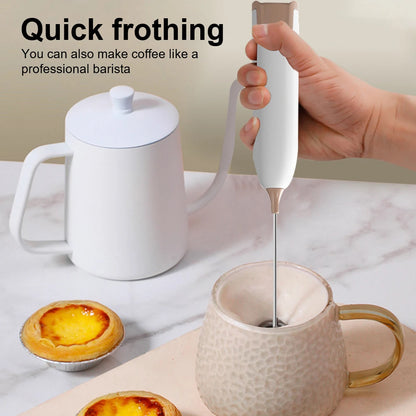 Electric Milk Frother - Handheld Battery Operated Foam Maker