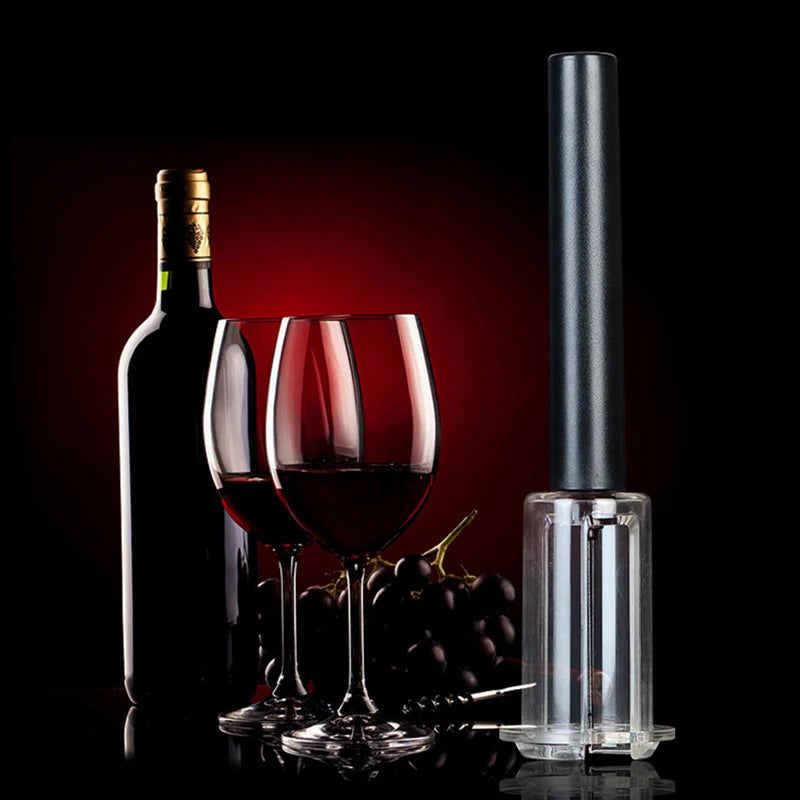 Air Pump Wine Bottle Opener - Plastic Tube Needle Pneumatic Bottle Corkscrew