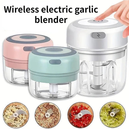 Electric Meat Mincer & Garlic Chopper – 100ML/250ML