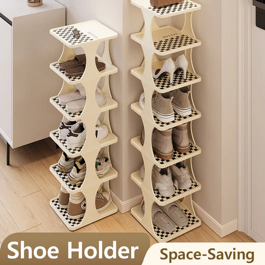 1pc Multi-Layer Shoe Rack for Entryway, Living Room, Bedroom, Dormitory, and Rental House - Easy-to-Install and Detachable Shoe