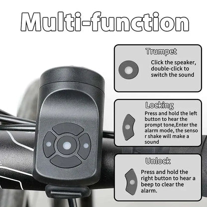 Bike Horn Electric Bicycle Bell Powerful Rechargeable Bicycle Bell Ring Horn Bells Cycle Safety Sound Alarm Bicycle Accessories