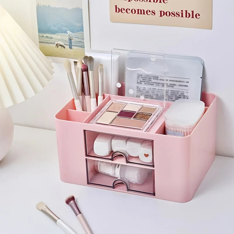 Nordic Simple Desk Drawer Office Storage Box Desktop Stationery Pencil Office Organizing Shelves