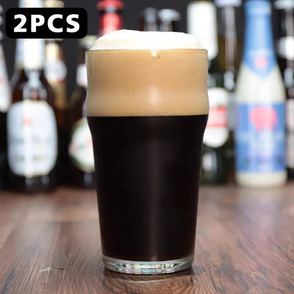 10oz/15.9oz/19.2oz English Pint Cup  Lead-free Glass Craft Beer Cup English Pub Style Ale Glassware - Dishwasher Safe