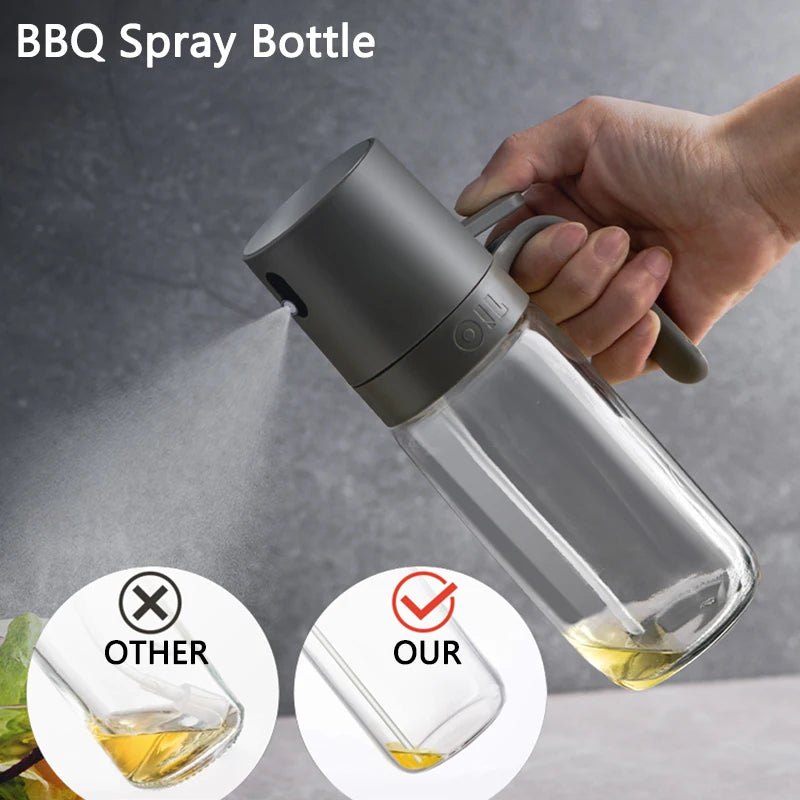 Cooking Oil Spray Bottle 250ml High Borosilicate Glass