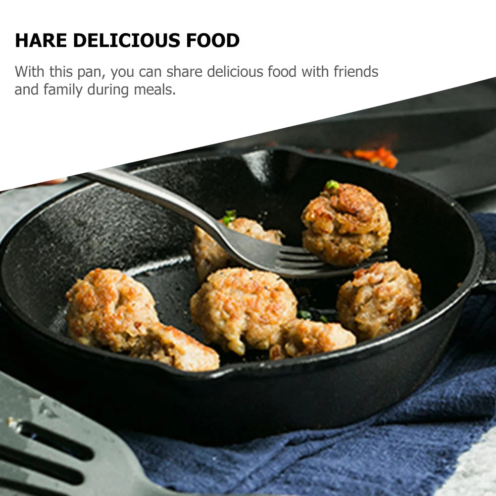 Skillet Cast Iron Small Frying Pan Non Stick