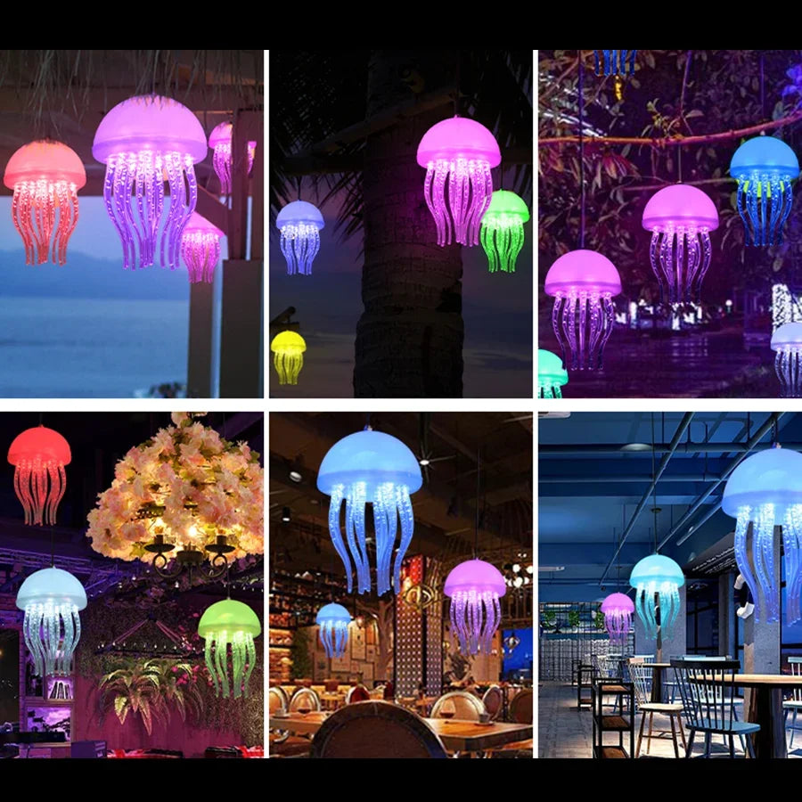 Thrisdar Outdoor RGB Changing Jellyfish String Light – Enchanting Garden Illumination