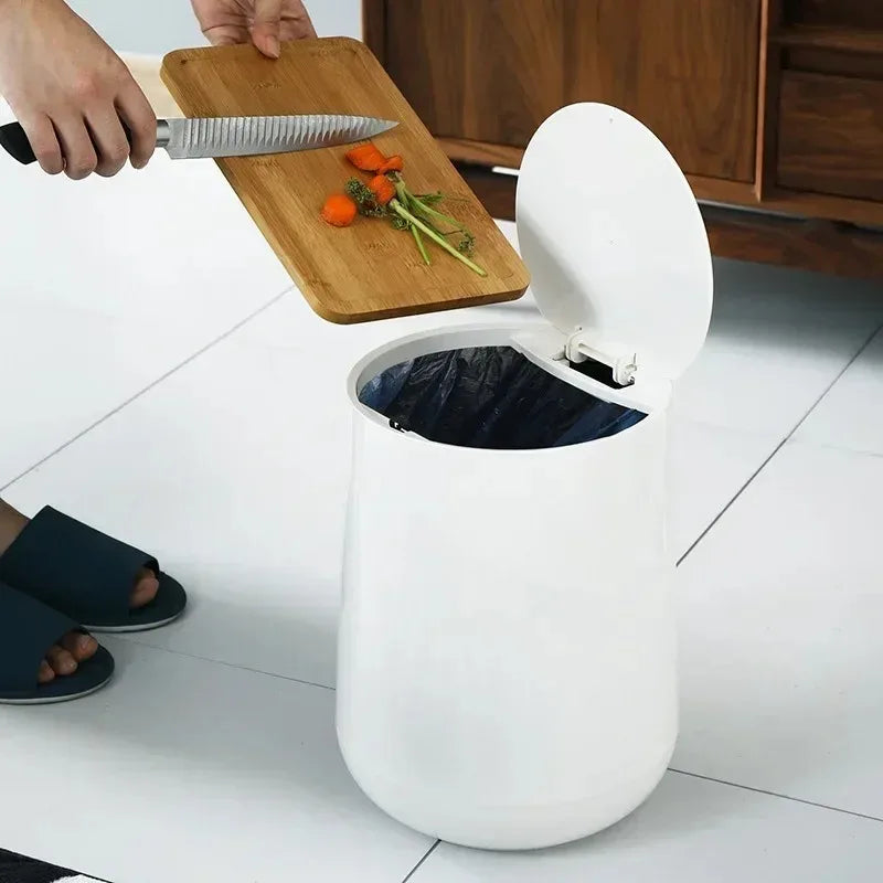 Press-Type Waste Bin – Stylish and Functional Waste Management