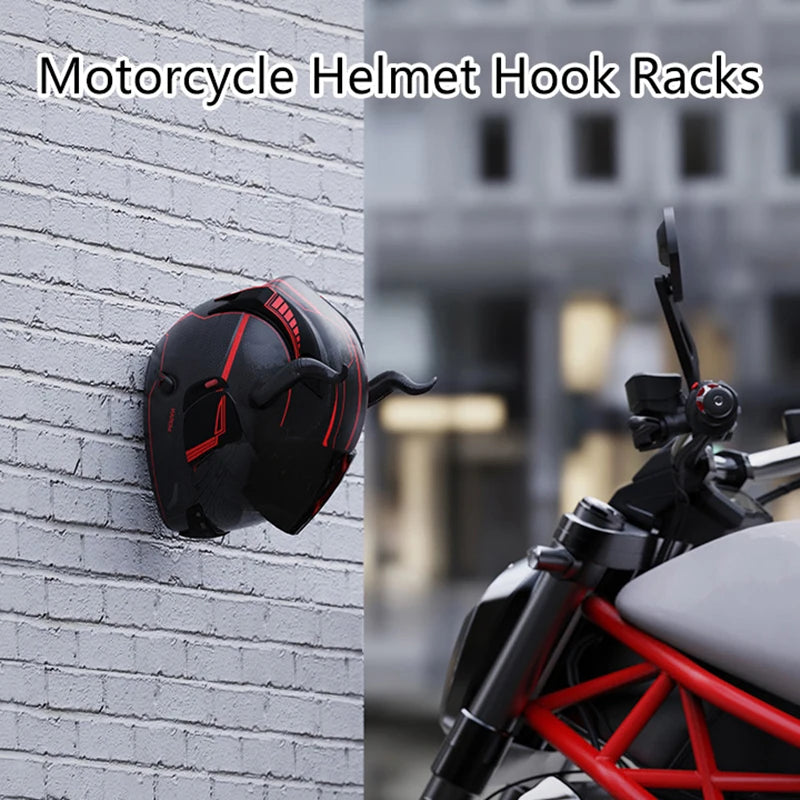 Motorcycle Helmet Hook Racks Multipurpose Hook Hanger Home Luggage Jacket Holders Kitchen Cabinet Shelf Wall Mount Hooks