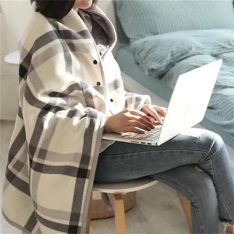 Blanket Thick Warm Plaid