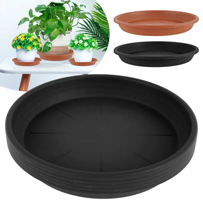 5Pcs New Durable Plant Saucer 15/25/30cm Plastic Round Drip Plant.