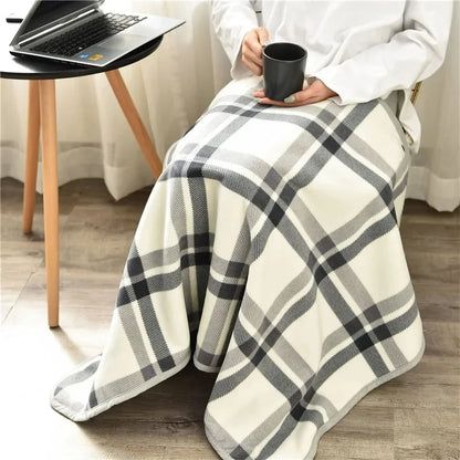 Blanket Thick Warm Plaid