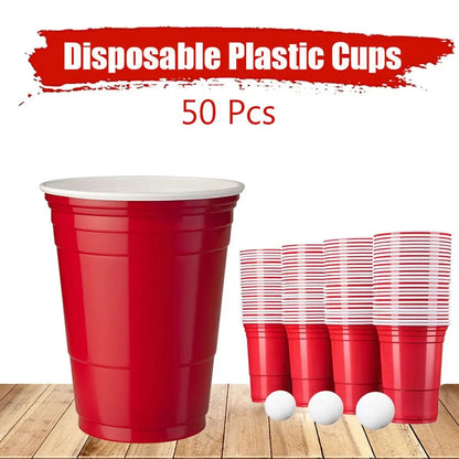 50Pcs/Set 450ml Houseware Event Restaurant Games Beer Pong Party Supplies Household Juice Cup Plastic Cup