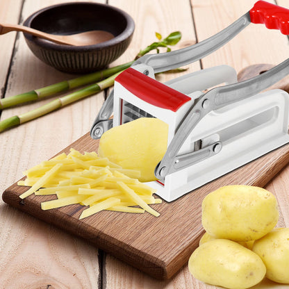 French Fry Cutter - Stainless Steel Potato Slicer