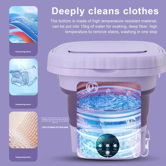 OEING Foldable Washing Machine: Your Tiny Laundry Hero