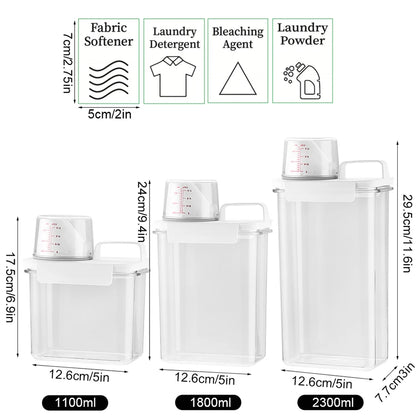 Airtight Laundry Detergent Dispenser