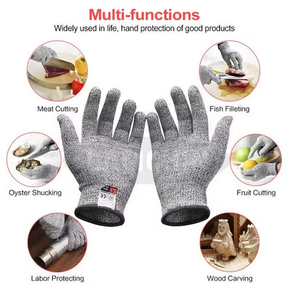 Anti-Cut Gloves 5 Level Safety