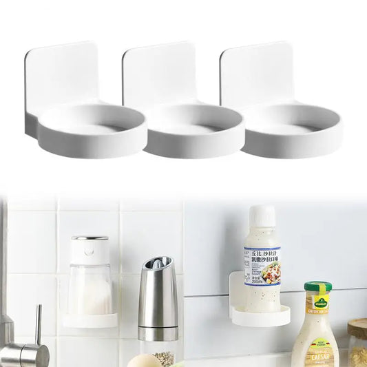 Wall Mounted Hand Soap Dispenser Self - Adhesive Bottles Holder