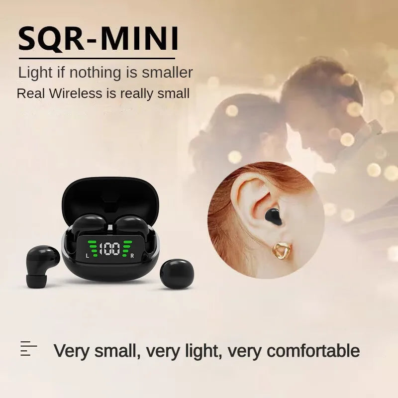 Wireless Bluetooth Headset Mini Ultra Small Sleep New Invisible High Sound Quality Noise Reduction To Work And Class Can Not See