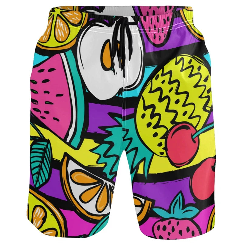 3D Print Animal Duck Beach Shorts - Men & Kids