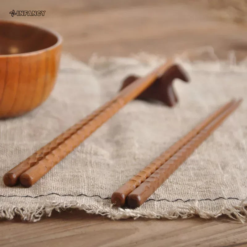 HARKO Wooden Chopsticks - Eco-Friendly and Durable