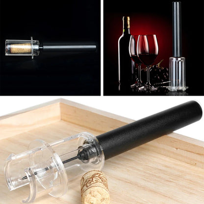 Air Pump Wine Bottle Opener - Plastic Tube Needle Pneumatic Bottle Corkscrew