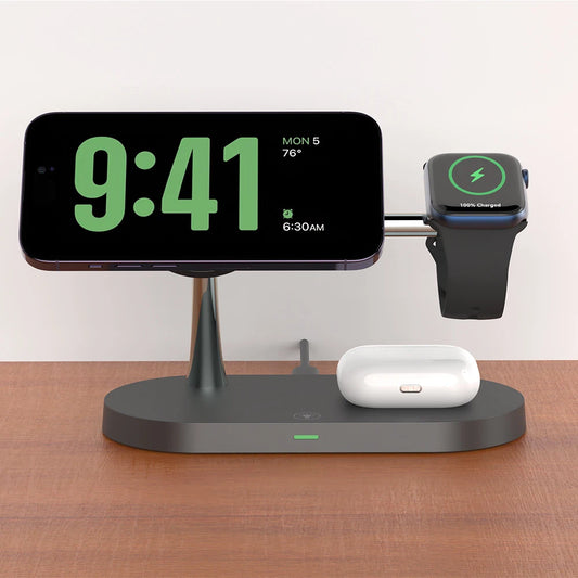 3-in-1 Wireless Charging Station for Apple Devices