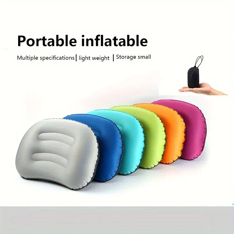 Inflatable Pillow - Camping with Ultralight for Neck Lumbar Support Upgrade Backpacking Pillow