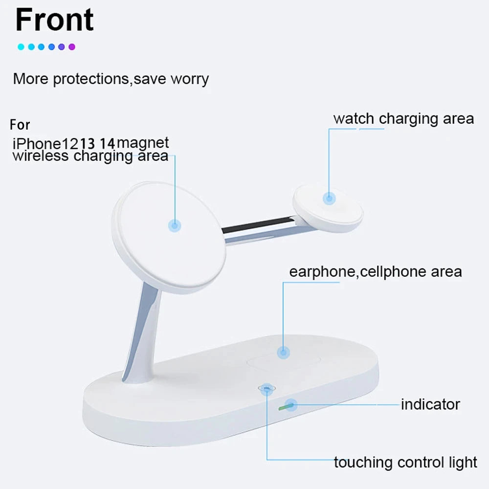 3-in-1 Wireless Charging Station for Apple Devices