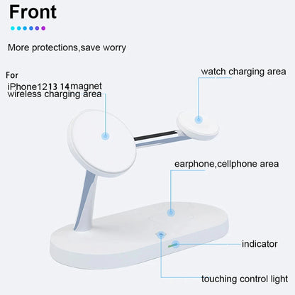 3-in-1 Wireless Charging Station for Apple Devices