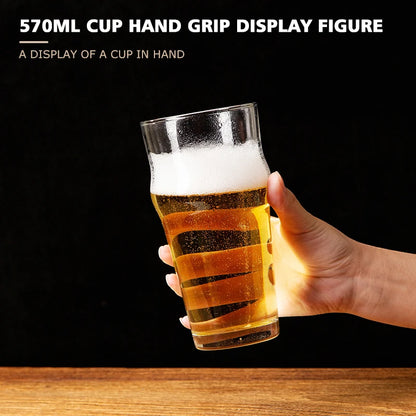 10oz/15.9oz/19.2oz English Pint Cup  Lead-free Glass Craft Beer Cup English Pub Style Ale Glassware - Dishwasher Safe