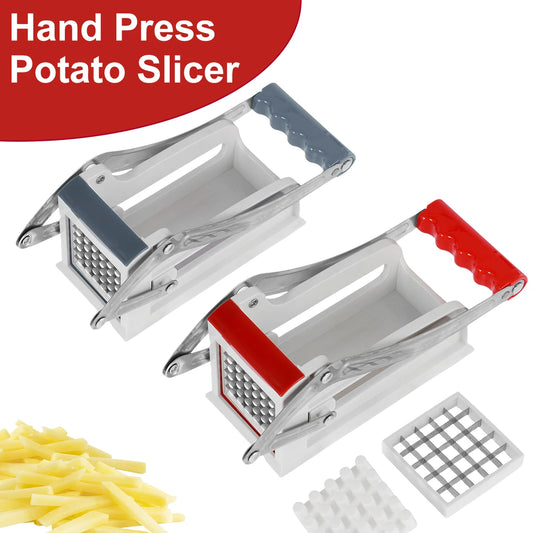 French Fry Cutter - Stainless Steel Potato Slicer