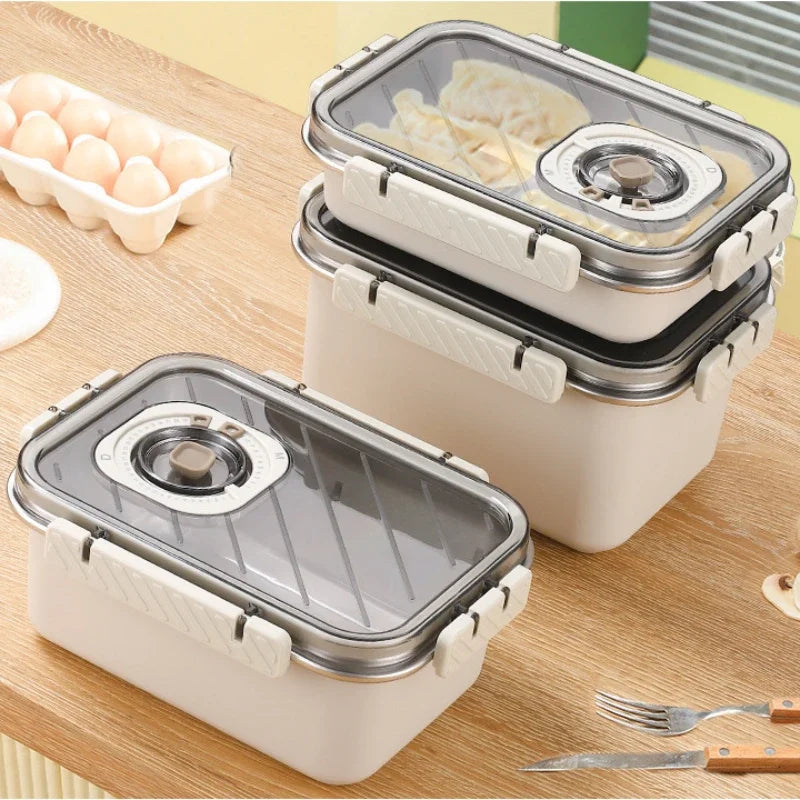 Sealed Dumpling Box Kitchen Housewares Special Freezer Box for Refrigerator Food Keeper Visible Cover Kitchen Storage Containers