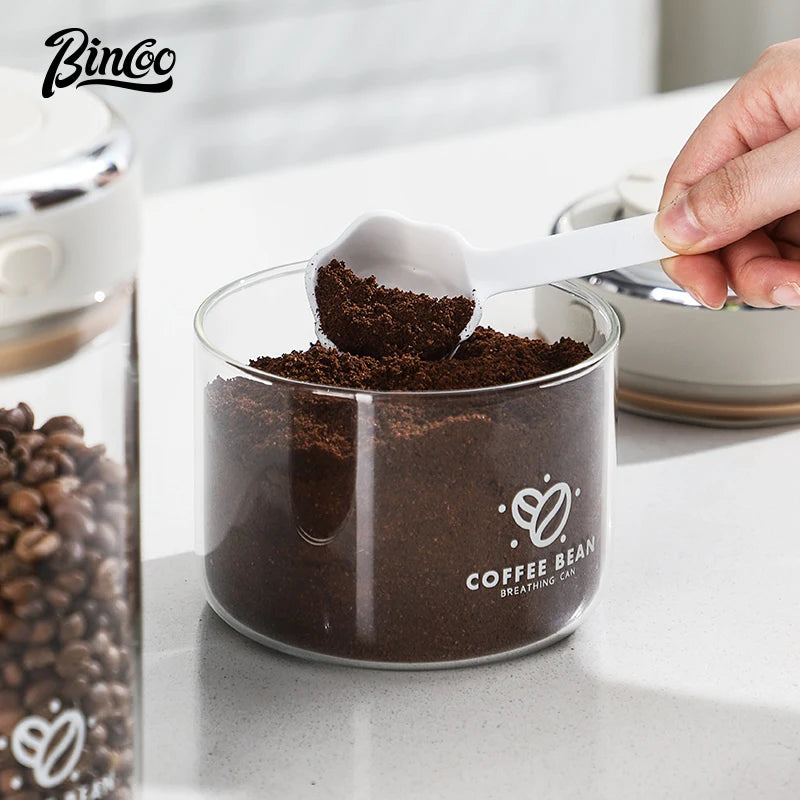 Bincoo Coffee bean vacuum sealed can grain tea candy storage can coffee bean container for kitchen moisture preservation