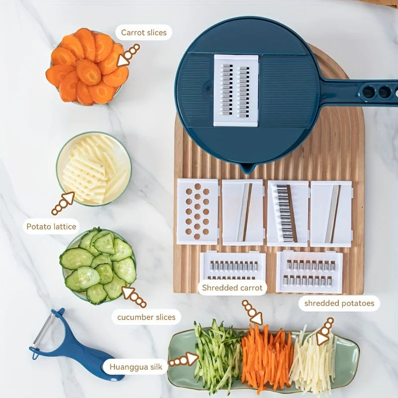 12-in-1 Multi-Functional Vegetable Chopper and Slicer