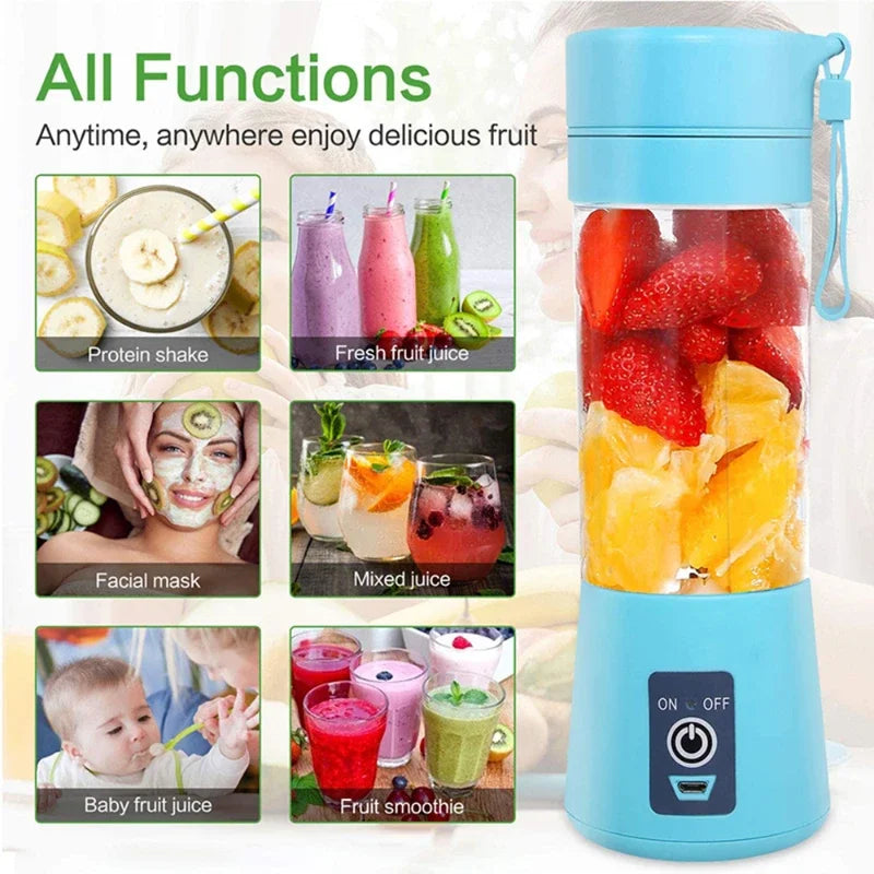 Portable Mini Electric Juicer - USB Rechargeable Juice Cup