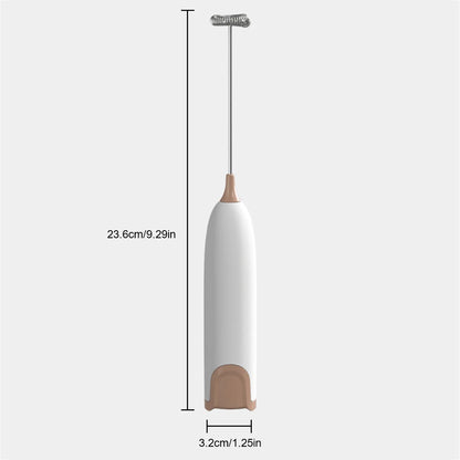 Electric Milk Frother - Handheld Battery Operated Foam Maker